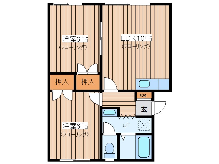 間取図 メイフェアー南町