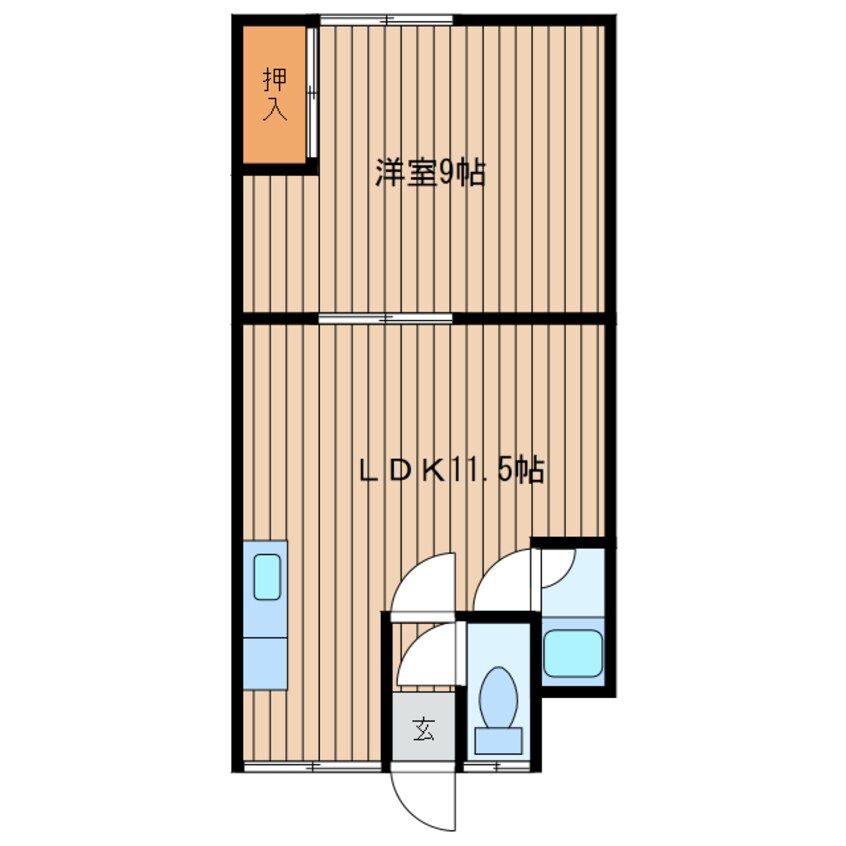 間取図 入船荘