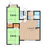 コーポイヤマ 2LDKの間取り