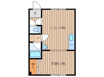 間取図 ゆもとハイツＡ