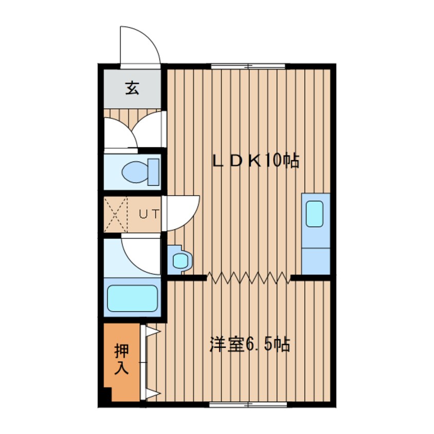 間取図 ゆもとハイツＡ