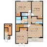 north　court 3LDKの間取り