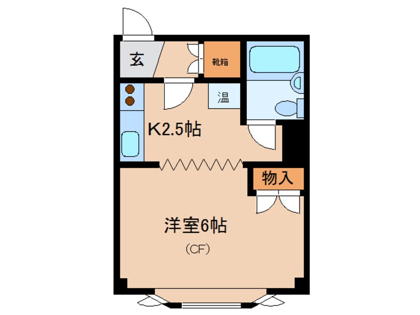 間取図 ハイツトレンディ