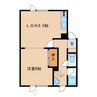 ムラハイツ 1LDKの間取り