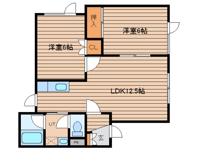 間取図 コスモス17