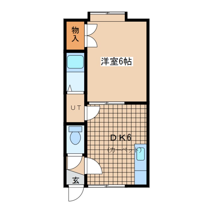 間取図 シティハイツA