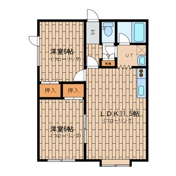 間取図 ココレーマンⅡ