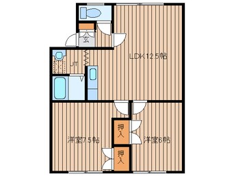 間取図 リヴィエール313B