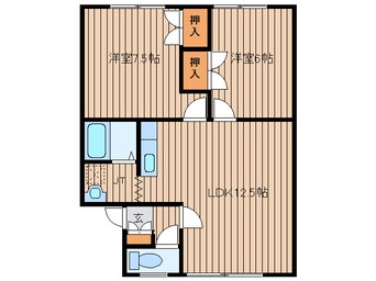 間取図 リヴィエール313B