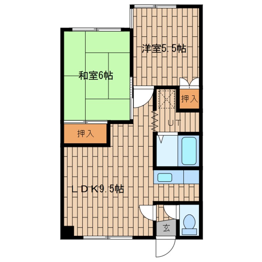 間取図 ユニオンハイツＡ