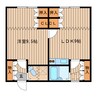 杉林ハイツ　南町 1LDKの間取り