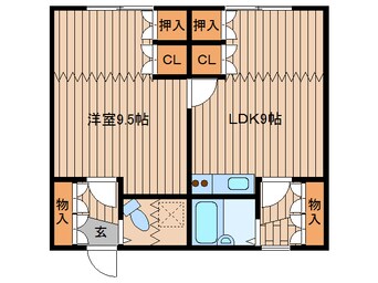 間取図 杉林ハイツ　南町