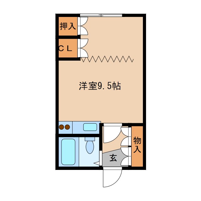 間取り図 杉林ハイツ　南町