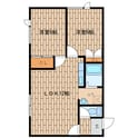 エステートピアⅡの間取図