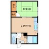 石塚マンション 1LDKの間取り