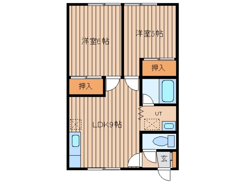 間取図 サンハイツ