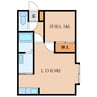 函館本線/深川駅 徒歩25分 2階 築28年 1LDKの間取り