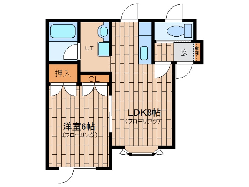 間取図 ラディアント610