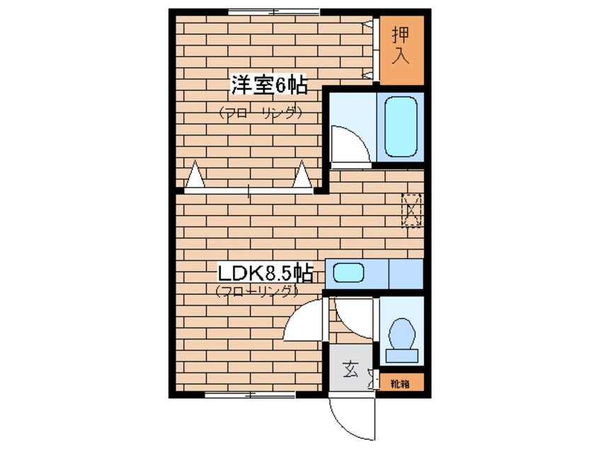 間取図 フリージア16