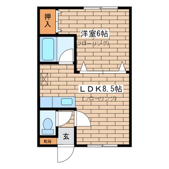 間取図 フリージア16