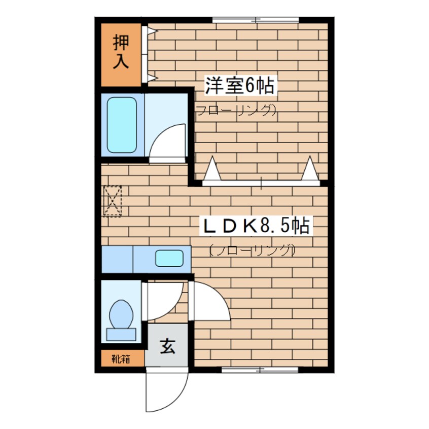 間取図 フリージア16