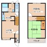 パークマンションⅩ 2LDKの間取り