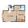 サンヒルズ南町 1LDKの間取り
