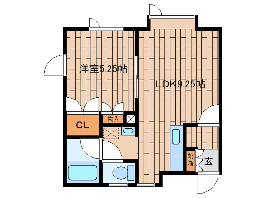 間取図 コーポラスひので