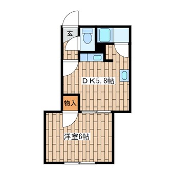 間取図 ハイツデノン