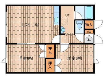 間取図 コーポヤマモトⅡ