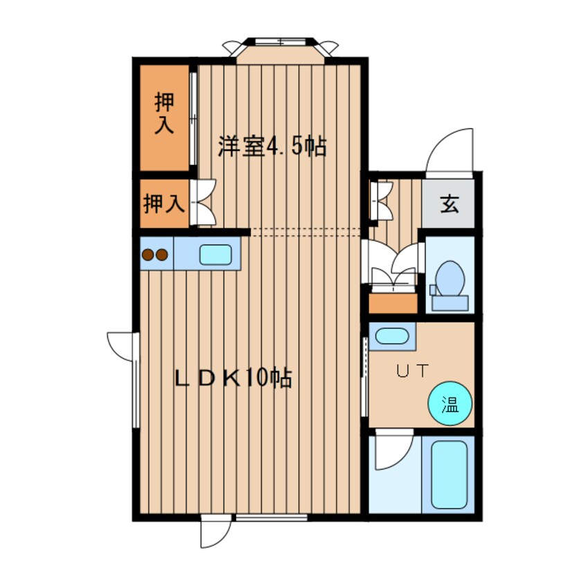 間取図 プチシャトー