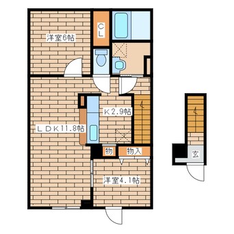 間取図 カモミール　Ａ