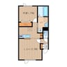 Ａｑｕａ Ｌａｂｅｌ 1LDKの間取り