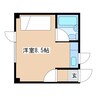 ワンルームマンション　エカポール 1Rの間取り