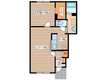 間取図 パーク水明Ｂ