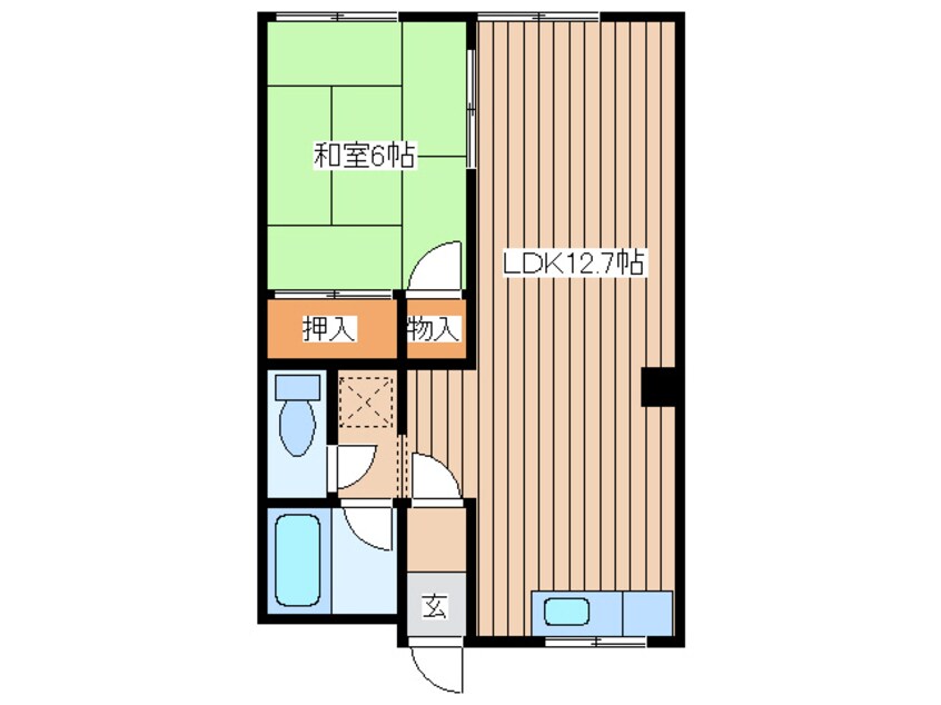 間取図 シティハイムセブン