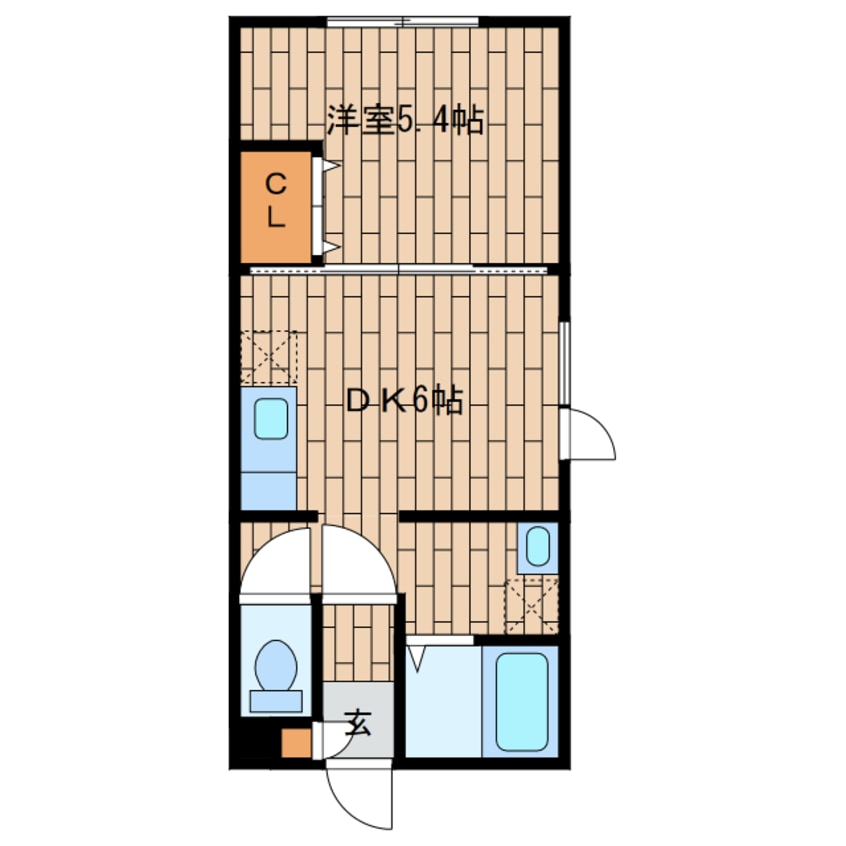間取図 クリオ２・３