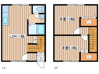 間取図 グランヒルズⅡ