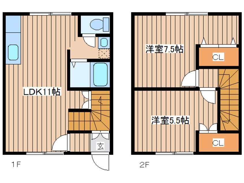 間取図 グランヒルズⅢ