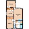 コーポでぐち 3LDKの間取り