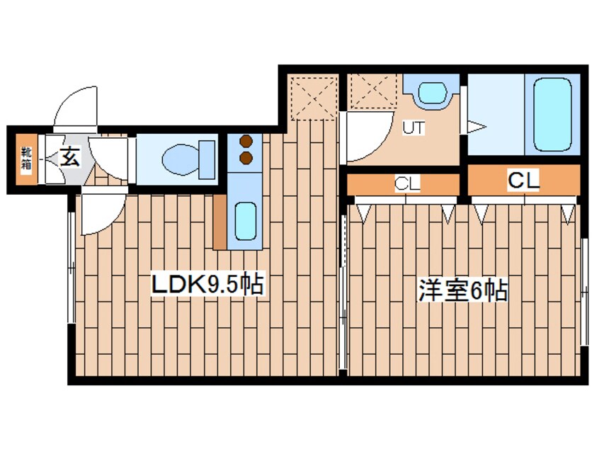 間取図 サン・チャイルド4・1