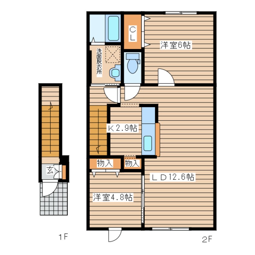 間取図 パーク水明Ｃ