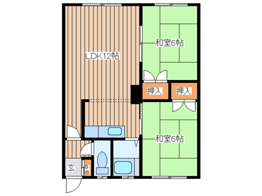 間取図 土田マンション