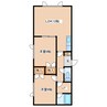 ガーデンヒルズ 2LDKの間取り