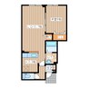 ブリアンアルモニー 1LDKの間取り