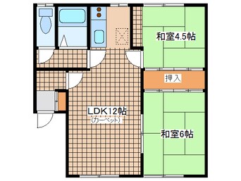 間取図 鉄北ハイツⅡ