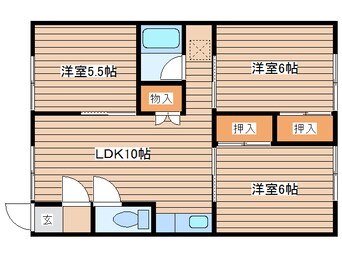 間取図 谷内マンションNo.2