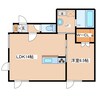 RABANNA 67 1LDKの間取り