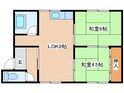 6条ハウスの間取図
