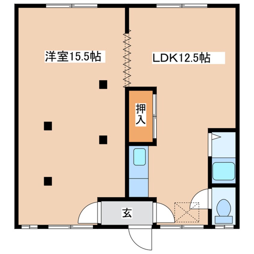 間取図 コーポさが